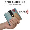 thumbnail image 4 of Small Wallet For Women Bifold Leather Pocket Coin Credit Card Holder With RFID Blocking Capybara, 4 of 6
