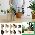 thumbnail image 4 of PureCasa Home & Patio Decor Garden Artcraft Cute Dog Planters, 13.4"x9.4" PVC Cartoon Puppy Plant Pots for Outdoor Balcony Courtyard, Funny Creative Decorative Plant Container, 1 Pack, 4 of 4