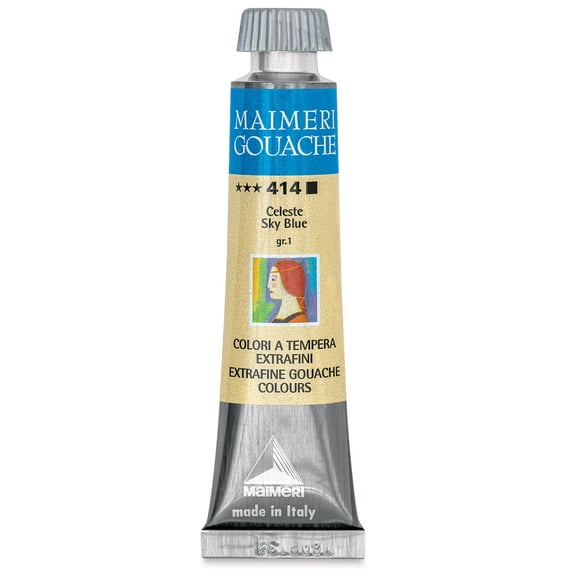 Maimeri Artist Gouache - Sky Blue, 20 ml tube