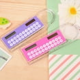 thumbnail image 4 of Calculadoras 1pc 10 Cm Mini Calculadora De Calculadora Ultra Delgada Calculadora Multifunción Multifunción Para Suministros De Oficina Escolar De Niños, Color Aleatorio, 4 of 7