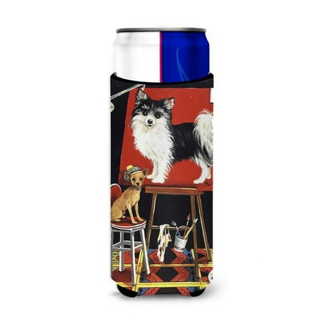 

Carolines Treasures PPP3072MUK 12 oz Chihuahua Think Big Ultra Hugger for Slim Cans