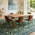 thumbnail image 6 of 6x9 Area Rugs for Living Room, Washable Area Rugs with Non-Slip Backing, Boho Floral Vintage Carpets Low Pile for Dining Room, Bedroom, Home Office, Indoor, Nursery, Apartment., 6 of 10