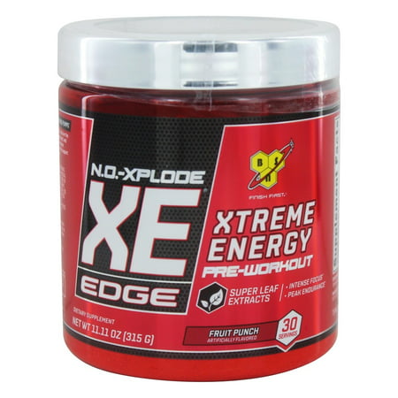 BSN - NO-Xplode XE Xtreme Energy bord pré-entraînement Fruit Punch - 11,11 oz