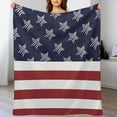 thumbnail image 4 of American Flag Pattern Blanket for Bed Throw Blanket for Women, Men And Kids Super Soft Plush Blanket Throw, Print Blanket, Blanket for Kids, 4 of 7