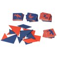 thumbnail image 4 of Pocket Tangram, Kids Tangrams Bright Colors Drill Imagination Ability Small Light  For Home For School Pocket Tangram, 4 of 8