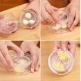 thumbnail image 4 of Prensa manual de ajo, pelador de ajo, trituradora tardía, prensa de ajo, utensilio de cocina transparente, 4 of 5