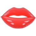 thumbnail image 3 of Flotador de piscina Jadeshay cama flotante labios rojos PVC, 3 of 8