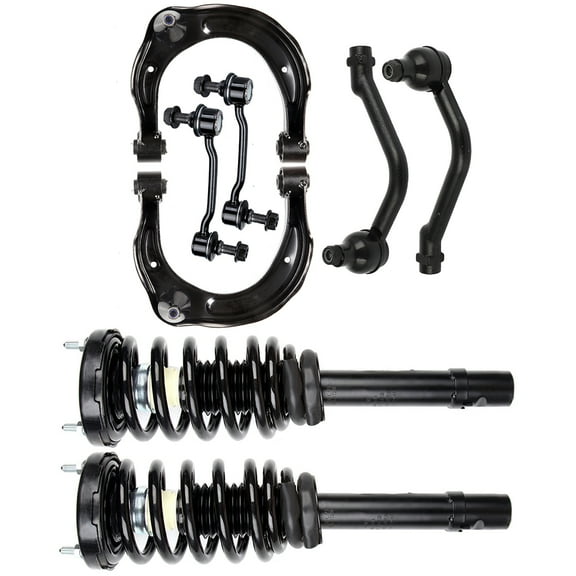 CCIYU Front Strut Spring Assembly Control Arm and Ball Joint Assembly 2006-2007 for Hyundai Azera/2006-2008 for Hyundai Sonata Complete Suspension Kit Fits K621230