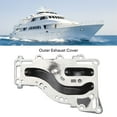 thumbnail image 4 of Outer Exhaust Cover, Rustproof Higher Exhaust Efficiency 63V 41113 00 1S Outboard Engine Exhaust Cover Stylish  For Outboard Motor, 4 of 8