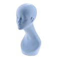 thumbnail image 4 of Modelo de Fotografía de Soporte de Exhibición de Auriculares de Bufanda de Pelucas de Sombrero de Cabeza de Maniquí Femenino - Azul 01 Sunnimix Peluca de cabeza de maniquí, 4 of 8