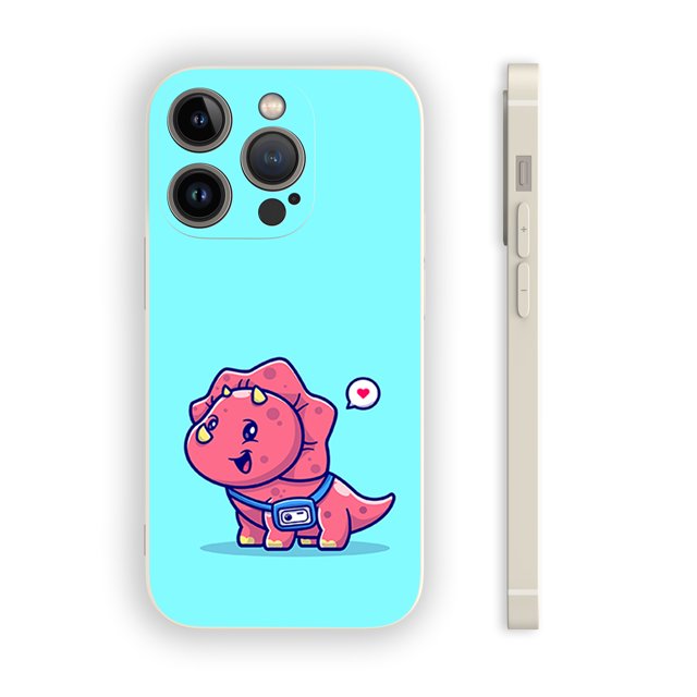 Proteja y muestre su teléfono: Estuche plateado coloreado de doble capa con diseño de imagen vibrante y arenado para iPhone 15 Pro Max 14 13 12 Pro 11