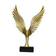 thumbnail image 3 of Eagle Statue Bird Sculpture Table Centerpieces Desktop Office Resin Figurine Gold, 3 of 7
