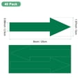 thumbnail image 3 of Uxcell Paquete de 40 Etiquetas de Flecha, Señal de Flecha Autoadhesiva de 8 Pulgadas para Marcado de Suelo, Pared y Oficina, Etiquetas de Flecha Impermeables [Verde], 3 of 7
