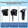 thumbnail image 5 of 6 Pack Filter Cartridge for Tetra Whisper Bio-Bag Filters, Large Replacement Filter Cartridges for Aquariums Compatible with Tetra Whisper Filters 20i,40i/IQ20,30,45,60/PF20,30,40,60 and ReptoFilter, 5 of 6