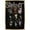 Gold Framed Version, variant on Slipknot - Masks 08 Wall Poster with Push Pins, 22.375" x 34"