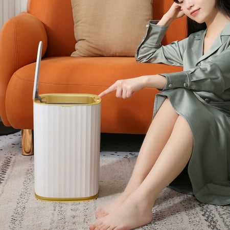 Smart Sensor Trash Waterproof Kitchen Bathroom Sensor Garbage Waste Bin ...