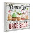 thumbnail image 4 of Stupell Industries Christmas Lane Bake Shop Holiday Painting White Framed Art Prints Wall Art, 20 x 16, 4 of 10