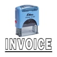 thumbnail image 1 of INVOICE Self Inking Rubber Stamp Office Stationary Custom Shiny Stamp, 1 of 1