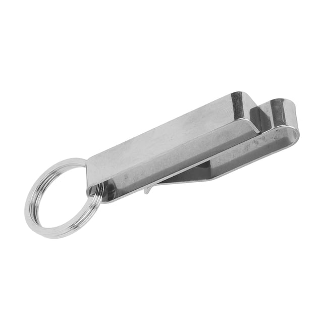 Porta Llaves Para Cinturón Resistente, Acceso Rápido, Llavero Plateado Con Trabilla Para Cinturón, Compacto Con 2 Llaveros Para Exteriores