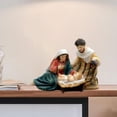 thumbnail image 5 of Holy Family Jesus Mary Joseph Religious Figurine Miniature Decoration , Mini Resin Statues Figures Desktop Ornaments - 12, 5 of 6