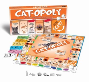 Late for the Sky Cat-Opoly Board Game