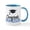 White/Blue Inside, variant on CafePress - Congrats Grandson Mug - 11 oz Ceramic Mug - Novelty Coffee Tea Cup