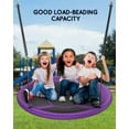 thumbnail image 5 of MIHOVER 43 Inch Saucer Tree Swing Flying Indoor Outdoor Play Set Swing for Kids - Purple, 5 of 8