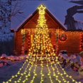 thumbnail image 3 of Cadena de luces LED con forma de estrella navideña FUNIAO 320, 8 modos, 3 of 9