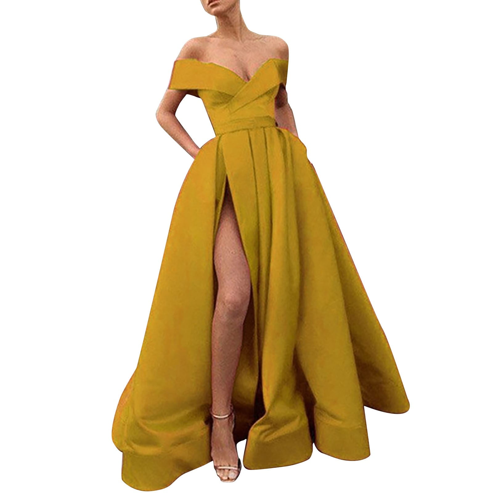 Womens Evening Dress Formal Long Prom Gowns Yd003 V Cut Gowns Formal Dress  for Women High Low Party Dress Space Prom Dress Wedding Gown Long Sleeve  Formal Long Sleeve Long Dresses for