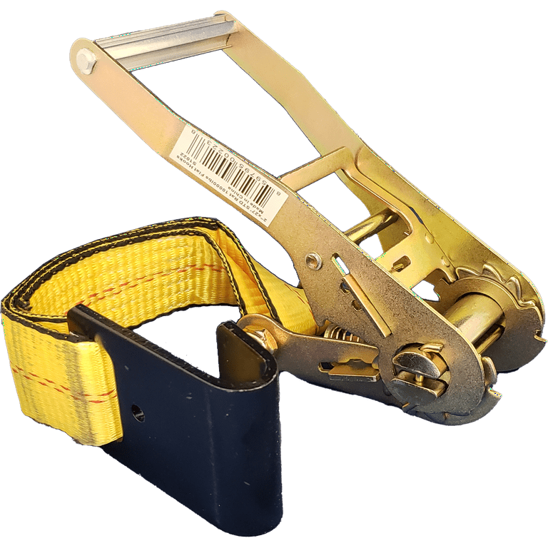 2'X27′ 10000lbs Ratchet Tie Down with Flat Hooks Ratchet Straps