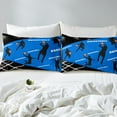 thumbnail image 4 of Erosebridal Basketball Player Bed Sheets Set Twin Size, Ball Sports Lover Bed Sheets Twin, Geometry Decor, 4 of 7