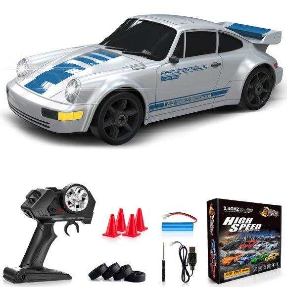 Coche a control remoto Everbigmai 1:24 Drift 4WD 15 km/h LED
