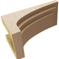 thumbnail image 6 of 8"W x 16"D x 8"H Wide Rockford Rough Cedar Woodgrain TimberThane Corbel, Primed Tan, 6 of 6