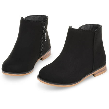 

Girls Boots Kids Ankle Boots Side Zip Booties Teen Fashion Boots