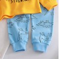 thumbnail image 5 of HFHAPW Boys Girls Pajamas Pjs Toddler 2 Piece Sleepwear Kids Clothes Set Long Sleeve Fall Winter Set, 5 of 6