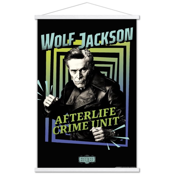 Beetlejuice Beetlejuice - Wolf Jackson Wall Poster with Magnetic Frame, 22.375" x 34"