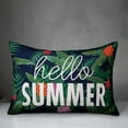thumbnail image 3 of Creative Products Tropical Hello Summer 14x20 Indoor / Outdoor Pillow, 3 of 3