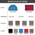 thumbnail image 7 of Envelor Front Door Mat Indoor Outdoor Entrance Doormat Non Slip Durable Floor Mat for Entry Mat Kitchen Rugs Home Decor Rugs Heavy Duty Mat Welcome Mat, 24 x 36 Inches, Maroon, 7 of 7
