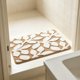 thumbnail image 4 of CaiYueKe Leaf Pattern Bath Mat Soft Absorbent Microfiber Rug Non Slip Bathroom Mat Washable Shower Mat for Bathroom Kitchen Entryway Indoor Decor Quick Dry Floor Mat Textured Design Home Decor, 4 of 7