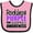 Pink and Black, variant on Inktastic Rocking The Purple for Lupus Awareness Boys or Girls Baby Bib