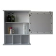 thumbnail image 5 of Three Compartment Storage Bathroom Cabinet - Espresso/White White, 5 of 5