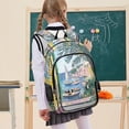 thumbnail image 7 of FORMRS Unisex School Backpack 17" Student Travel Bag with Laptop Compartment, Ocean Boat, 7 of 7