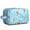 Corgi Footprint, variant on Toiletries Bag,German Shepherd with Pioneer Flower Mens Womens Toiletry Bag Bathroom Bag,Waterproof Toiletry Travel Bag Dopp Kit Shaving Bag 11x6.3x5.1 Inch