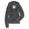 thumbnail image 2 of Aeropostale - Sudadera con capucha para mujer, color negro, talla mediana Aeropostale Sudadera, 2 of 2