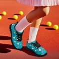 thumbnail image 6 of Chririnla Golf Ball Shoes for Boys Size 2.5 Little Kid Sneakers School Blue Daily Shoe Knitted Mesh Lightweight Slip on Sports Running Walking Shoes, 6 of 7