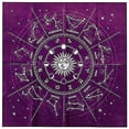 thumbnail image 1 of Nappe en Tissu de Tarot d'Autel 12 Constellation Velours Astrologie Tarot D, 1 of 3