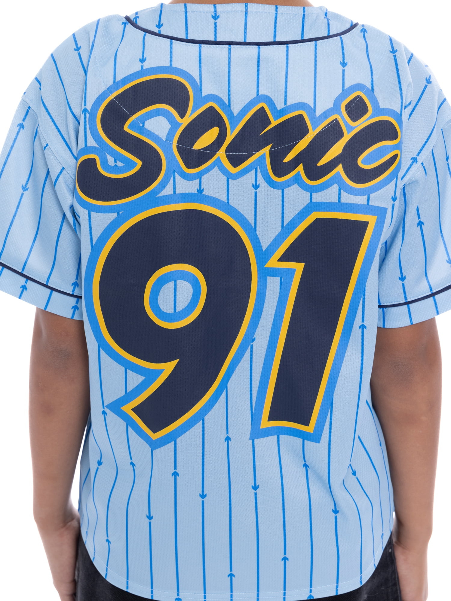 Sonic the Hedgehog Boys Character Graphic Baseball Jersey, Sizes 4-18