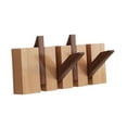 thumbnail image 3 of Perchero de madera para pared con forma de piano, perchero con gancho para colgar en la pared, único, abatible hacia abajo, moderno para entrada de 4 teclas, 3 of 9