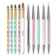 thumbnail image 1 of Juego De Pinceles Para Uñas, 10 Uds., Pincel Delineador Para Decoración De Uñas, Pincel Para Pintar Uñas, Herramientas Kearding CE005804-00, 1 of 6