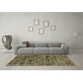 thumbnail image 3 of Ahgly Company Indoor Square Abstract Brown Contemporary Area Rugs, 7' Square, 3 of 4